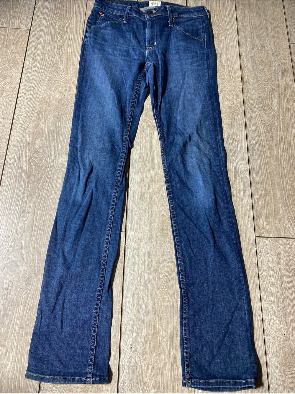 Hudson Jeans Womens Signature Bootcut Blue Denim Pants Size 27 (4) Y2K